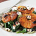 Spinach Salad with Charred Ricotta Salata and Caramelized Oranges